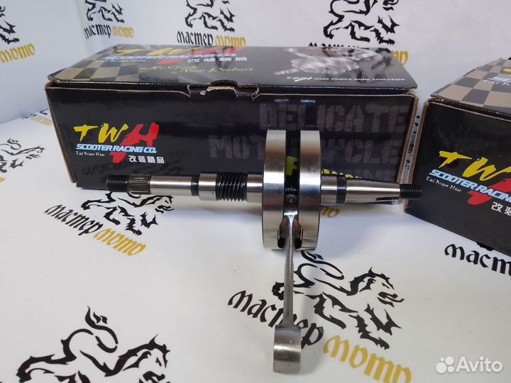 Коленвал Honda Dio AF34, AF35ZX полнощёкий (twh)