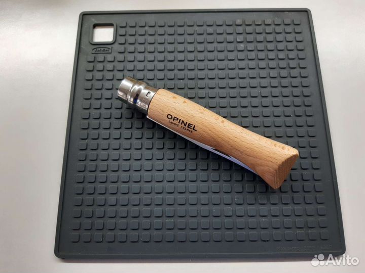 Складной нож Opinel №9 VRI (нерж.) рукоять из бука