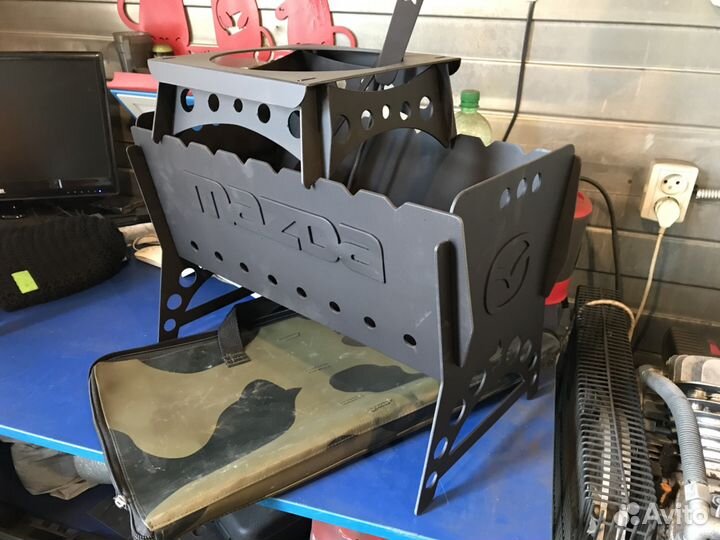 Мангал комплект с сумкой и подставкой под казан