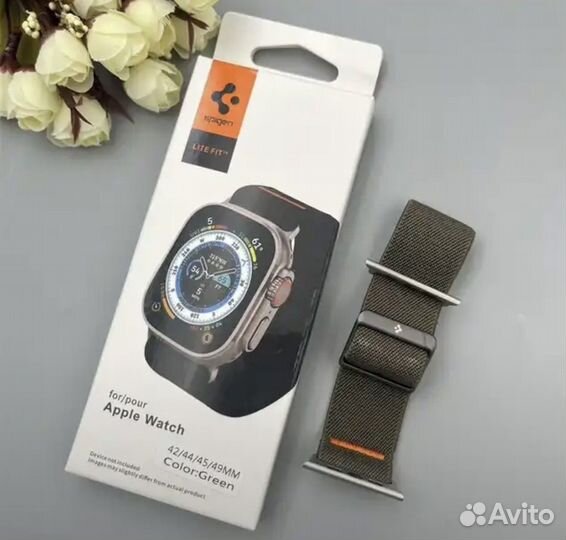 Ремешки для часов apple ultra spigen