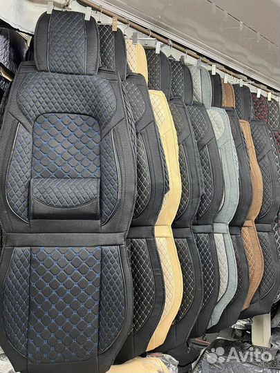 Авточехлы с подушками