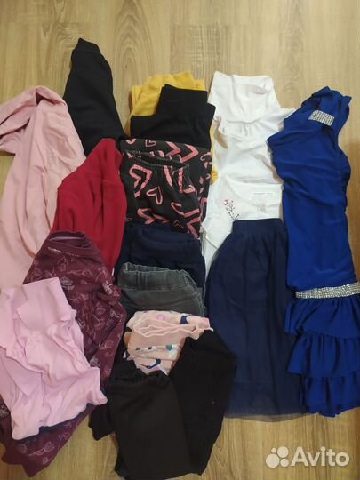 Пакет вещей для девочки 128 134