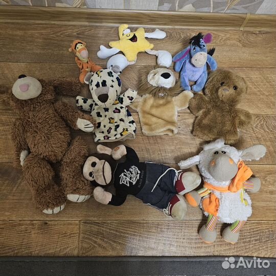 Игрушки кукольный театр. Мягкие игрушки