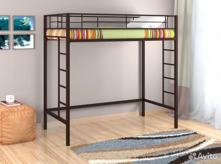 Двухъярусная кровать металлические
