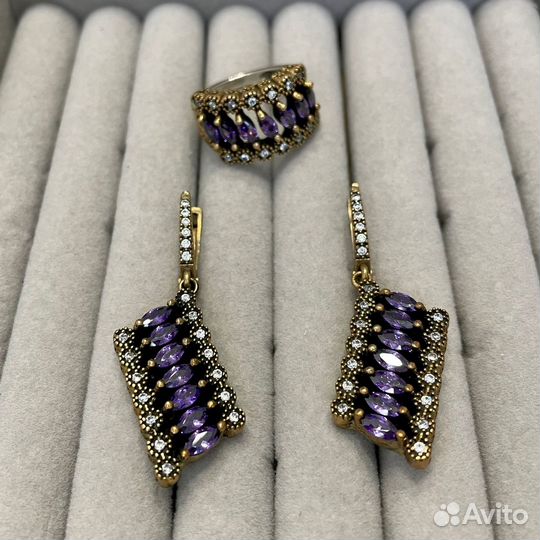 Серьги серебро 925