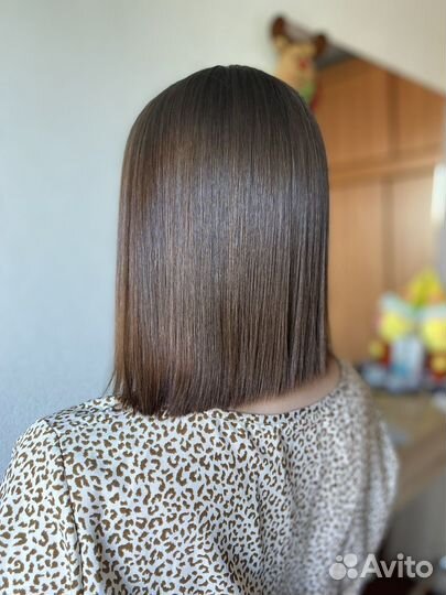 Кератиновое выпрямление