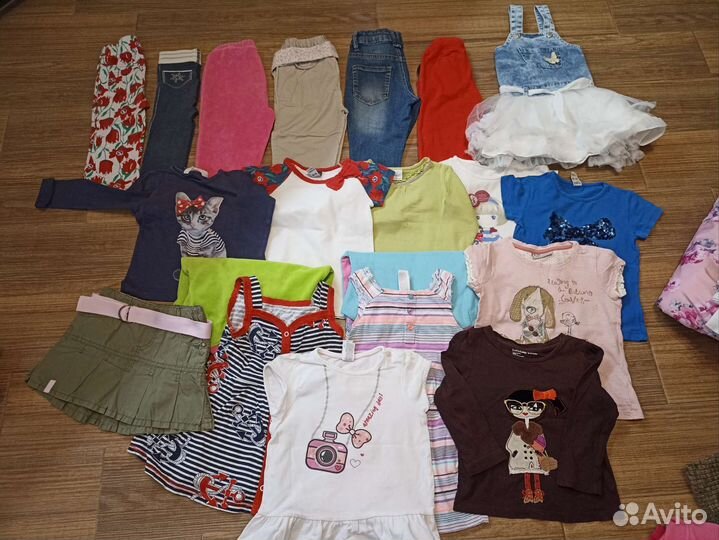Пакет одежды для девочки на1-2 года