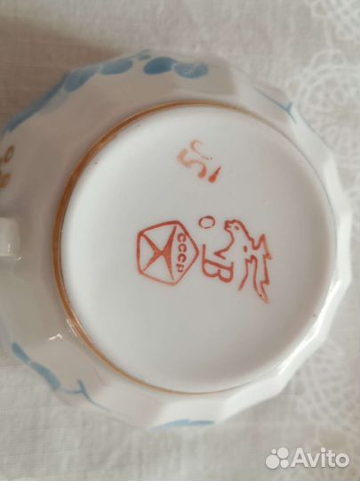 Чайная пара сервиза Вербилки