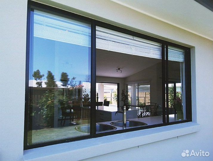 Алюминиевые окна в наличии