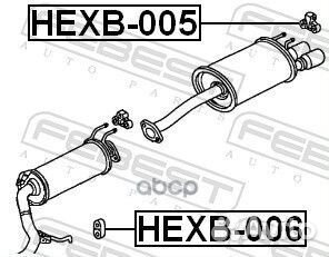 Подушка крепления глушителя honda CR-V RE3/RE4