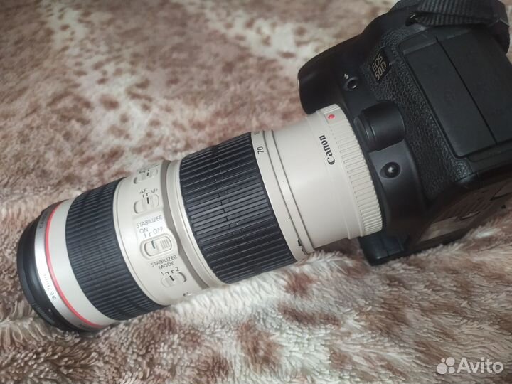 Canon zoom lens ef 70-200mm 1:4 l IS USM Оригинал