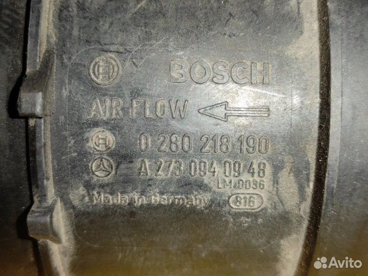 Расходомер (датчик дмрв) Mercedes Clk 209 OM 612