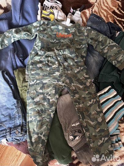 Пакет фирменных вещей для мальчика 116 122