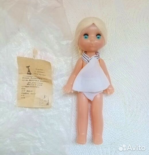 Кукла Оленочка СССР винтаж