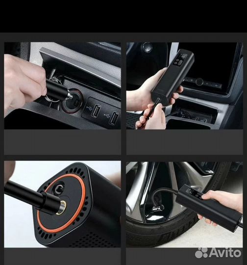 Портативный насос Baseus Super Mini Inflator Pump