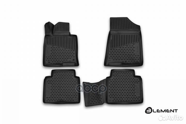 Коврики 3D в салон KIA Optima, 2015, АКПП, 4