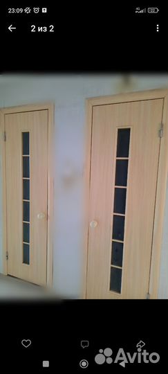 Межкомнатные двери бу 60 см с коробкой