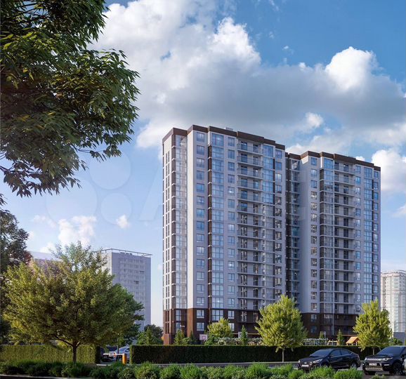 1-к. квартира, 40,1 м², 16/16 эт.