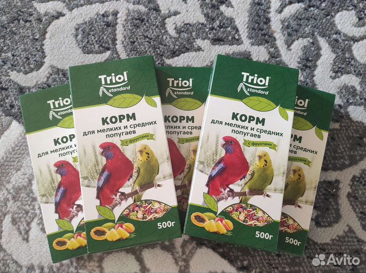 Корм Triol для попугаев