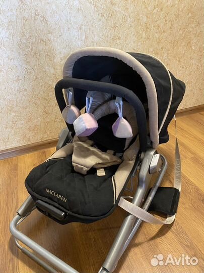 Шезлонг детский с вибрацией mclaren