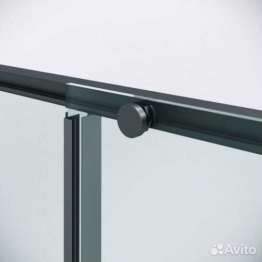 Душевая дверь Niagara Nova 130 NG-34-13AGR профиль графит/стекло прозрачное