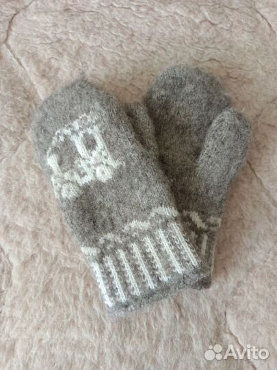 Варежки зимние детские