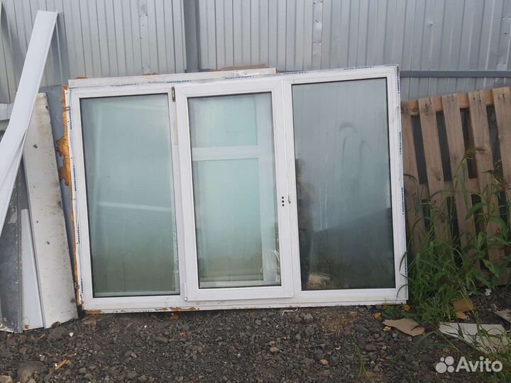 Окна и двери пластиковые бу