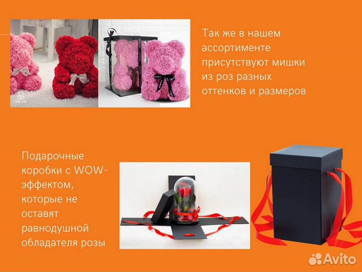 Неувядающая роза в колбе