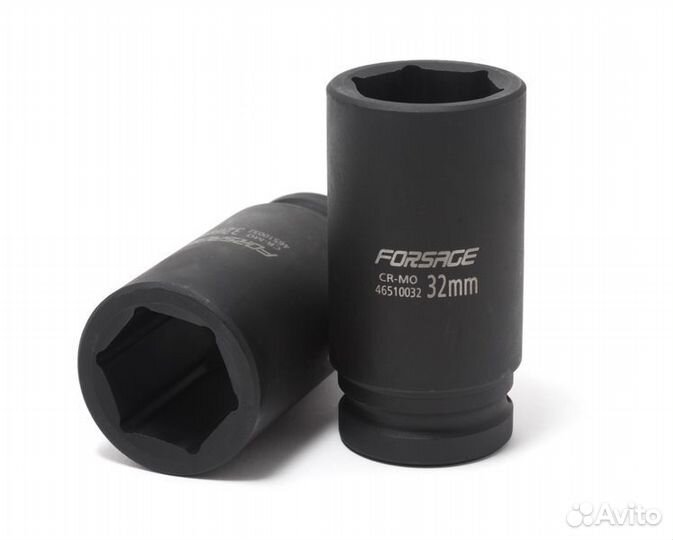 Головка ударная глубокая 25мм (6гр.), 3/4