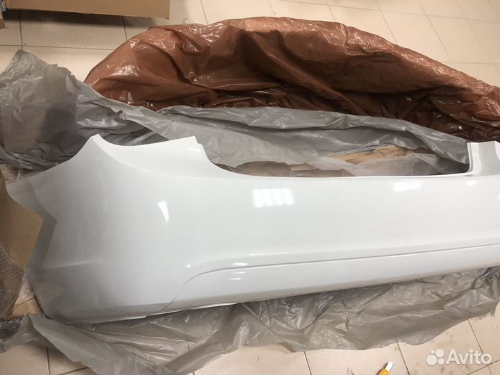 Задний бампер chevrolet Cruze белый