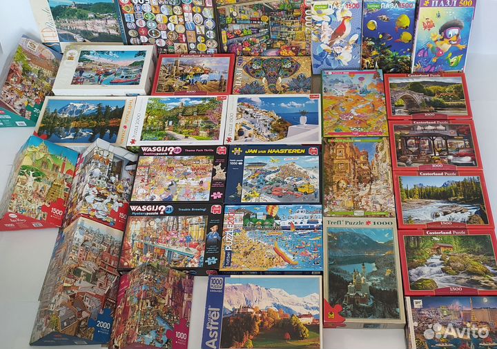 Пазлы wasgij, educa, hatber, step, astrel