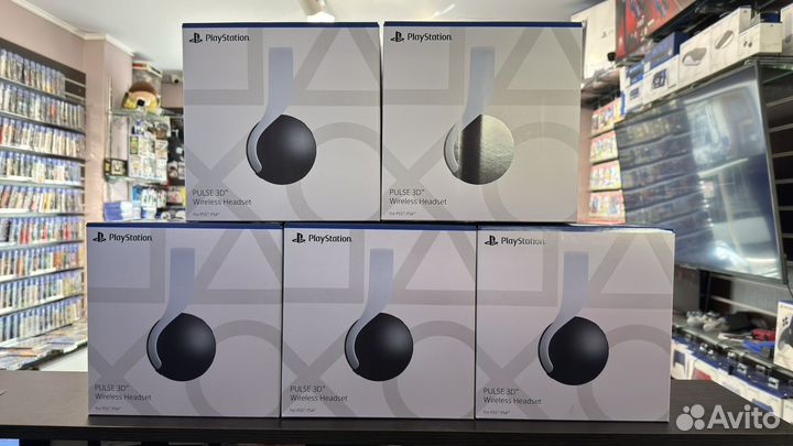 Наушники PlayStation pulse 3D белый HK новый