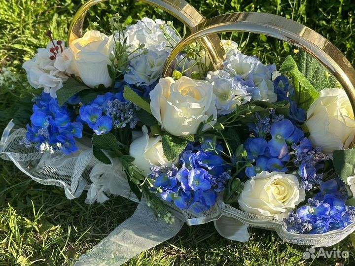 Украшения для машины на свадьбу