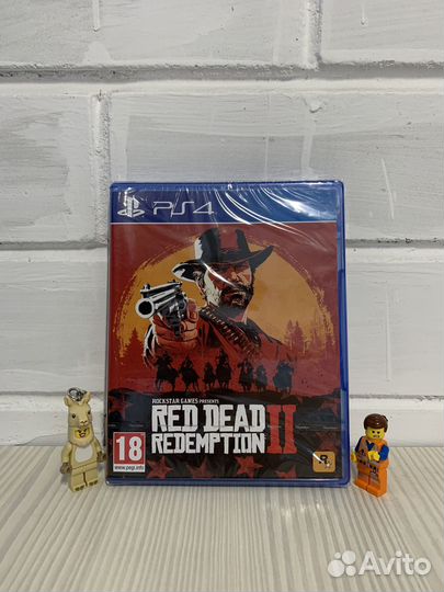 Новый Red dead redemption 2 запечатанный PS4/PS5