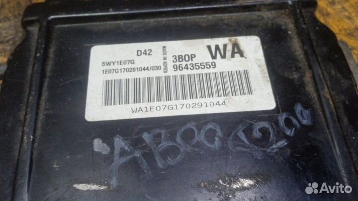 Блок управления двигателем Chevrolet Lacetti 1.6