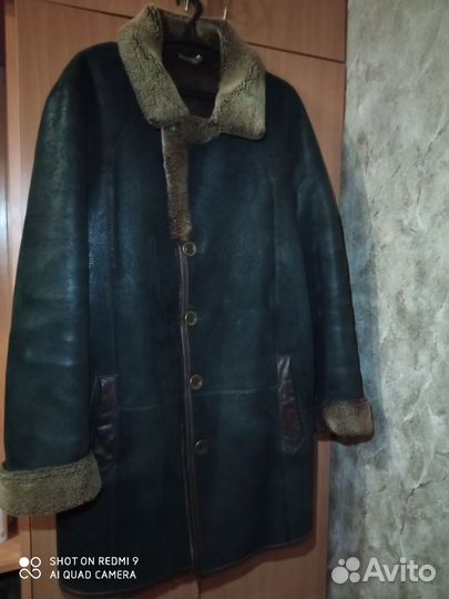 Дубленка натуральная мужская 54 56