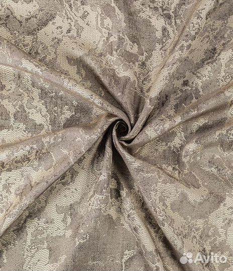 Штора портьерная Карара 150x260 см латте; Ле-гранд