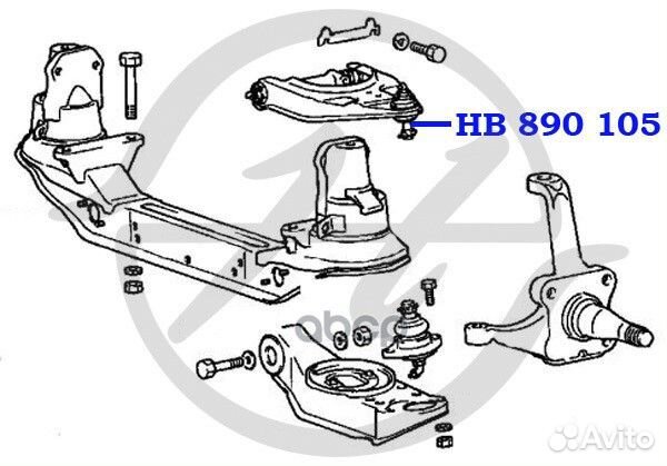 Шаровая опора HB890105 Hanse