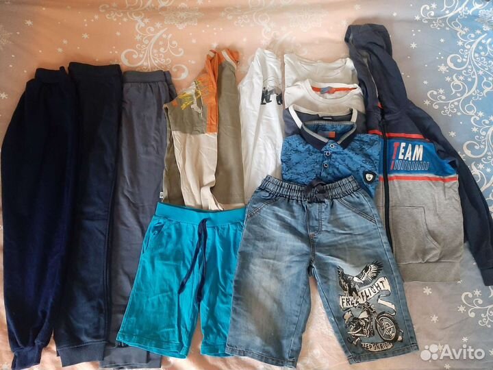 Вещи пакетом на мальчика р. 134-140