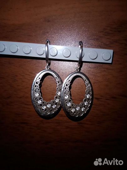 Серьги серебро 925 проба