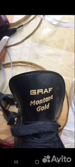 Детские коньки фигурные graf montana gold