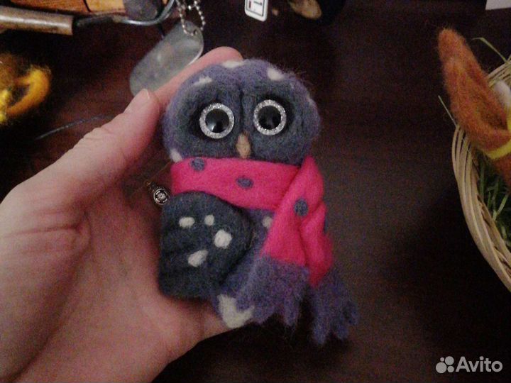 Валяние игрушки, подвески, брошки из шерсти