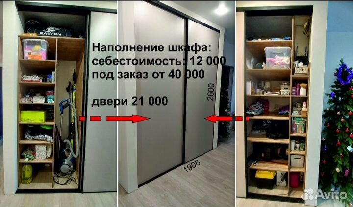 Расчет мебели под самосборку