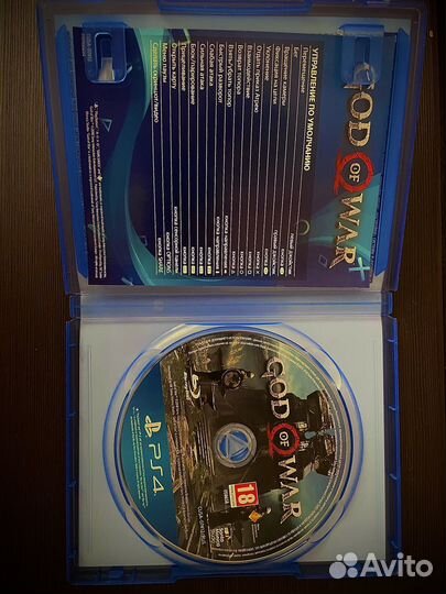 Диск на ps4 Got Of War