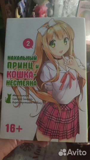 Нахальный принц и кошка-несмеяна манга том 2