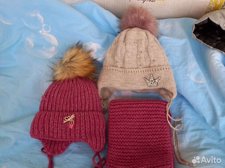 Комплект шапка, шарф