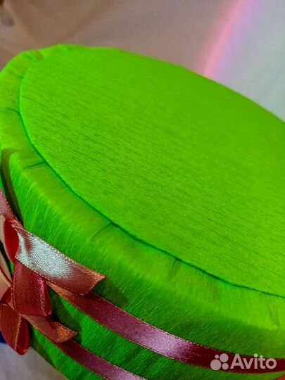 Коробка подарочная круглая