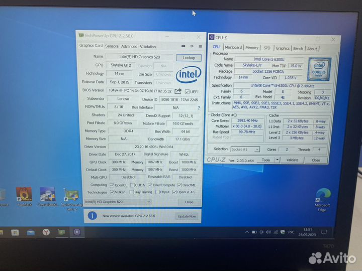 Ноутбук бизнес серии Lenovo T470 i5 ddr4 ssd ips