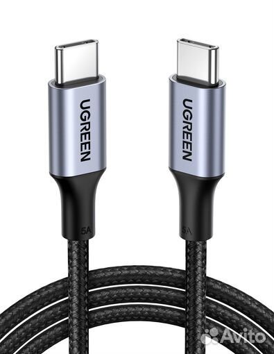 Кабель ugreen US316 3 м черный USB-C 2.0 to USB