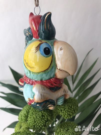 Елочная игрушка Попугай